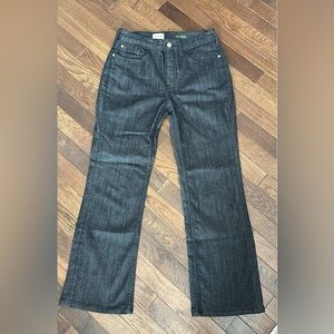 Pilcro Crop Kick High-Rise Flare Jeans